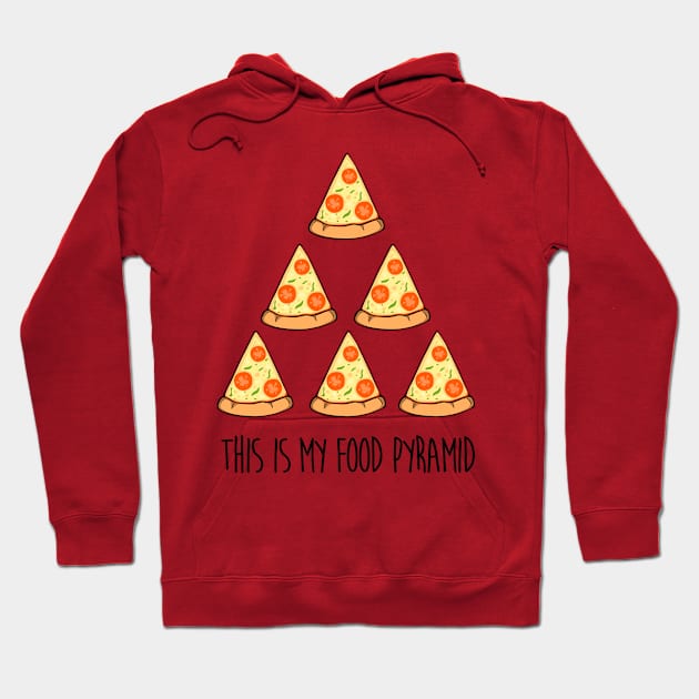 This is my food pyramid Hoodie by Melonseta